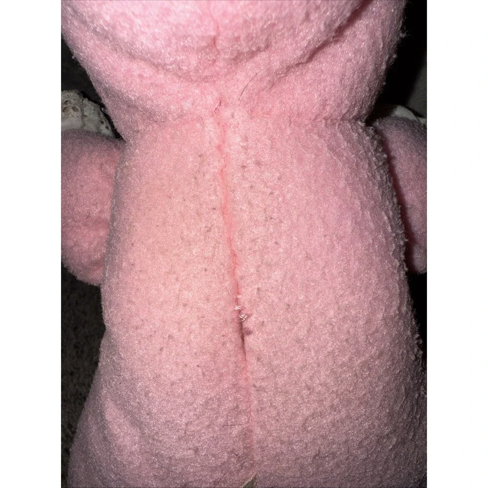 Goldberger Fuzzy Fleece Baby Plush Doll Pink Stripes Pj's Vinyl 11